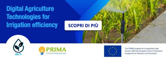 L'agricoltura digitale per l'efficienza irrigua