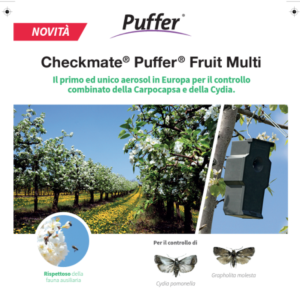 CheckMate® Puffer® Fruit Multi, stop a Carpocapsa e Cydia - Difesa e ...