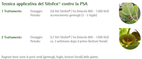Sitofex contro la PSA