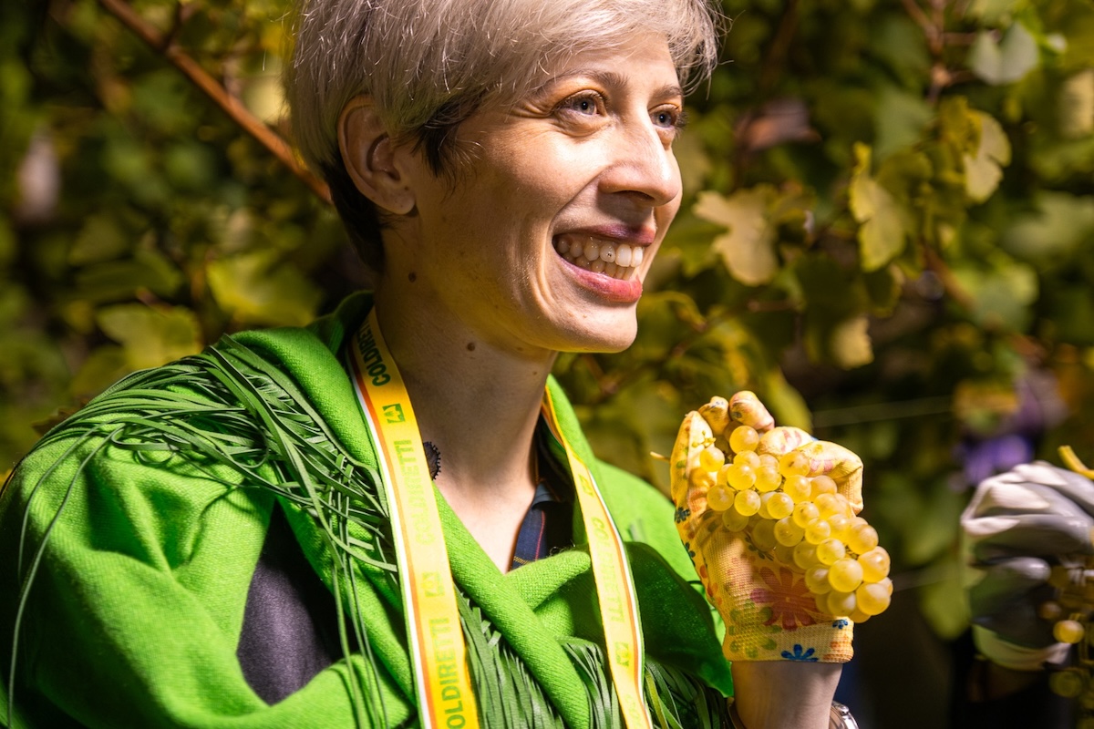 Sarah Dei Tos si occupa di viticoltura dal 2010 e dal 2014 fa una vendemmia notturna