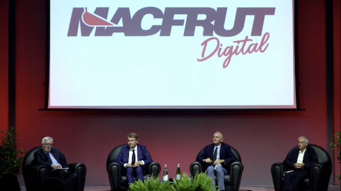 Un momento della conferenza online di presentazione di Macfrut digital 2020