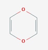 La molecola archetipica della 'famiglia delle diossine', 1-4-diossina