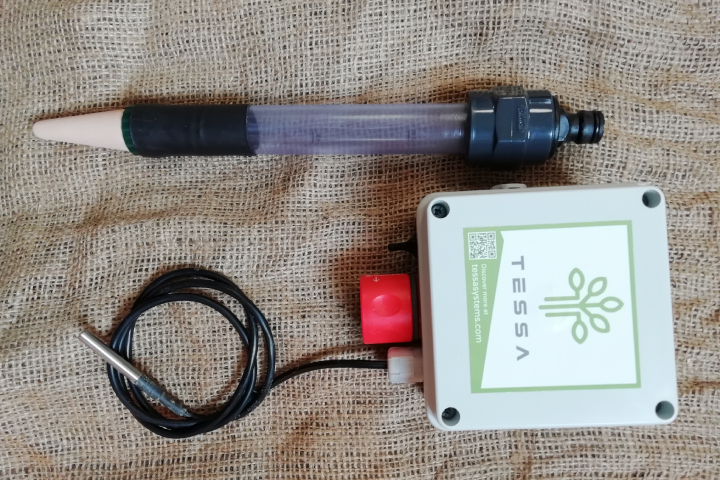 Il tensiometro sviluppato da Tessa AgriTech invia i dati tramite connettività LoRaWan