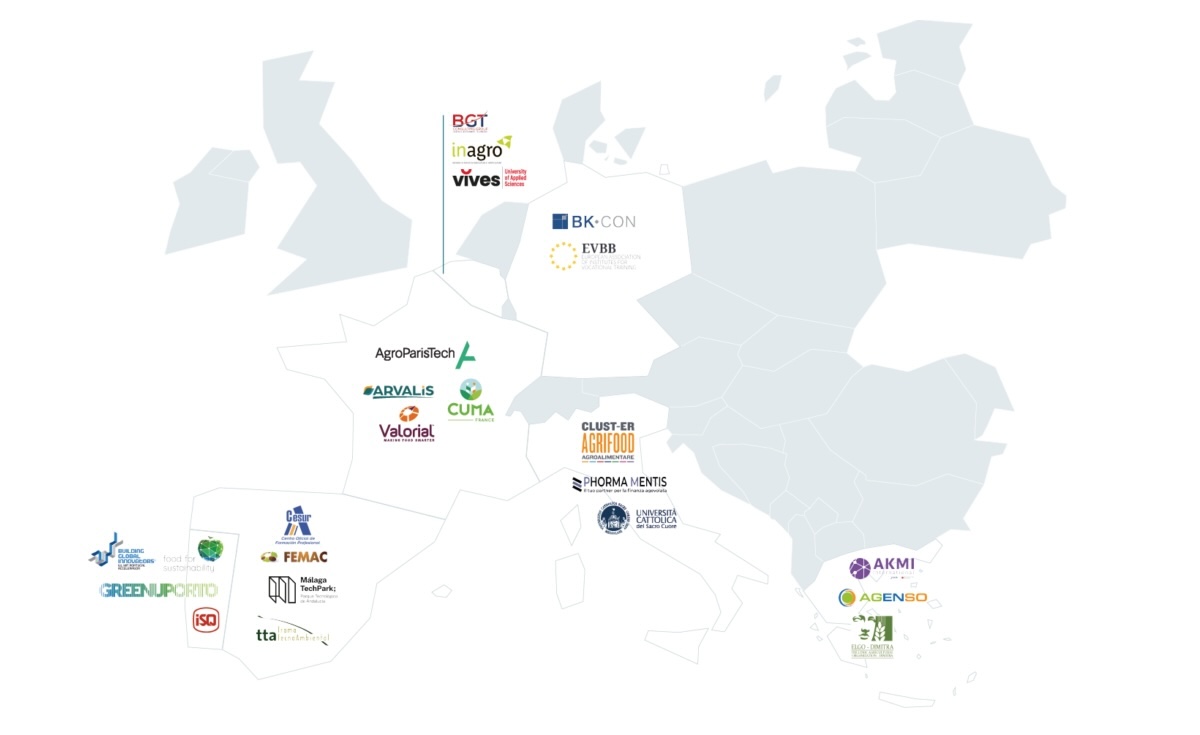 Il progetto riunisce ventitré organizzazioni e cluster europei dei settori agroalimentare e digitale provenienti da sette Paesi dell'Ue