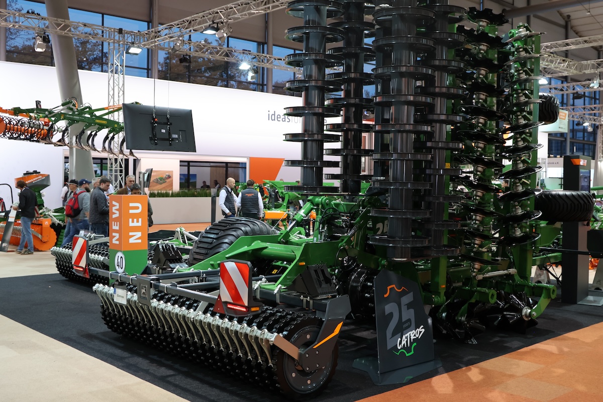 Erpice a dischi Amazone Catros+ 12003-2TX in livrea speciale ad Agritechnica 2025