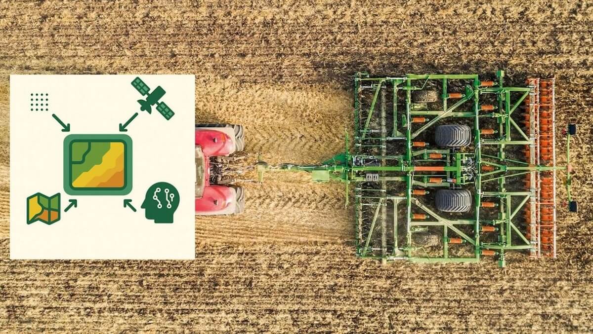 SoilDetect di Amazone utilizza un sistema multisensore geoelettrico in un erpice per rilevare le proprietà del suolo