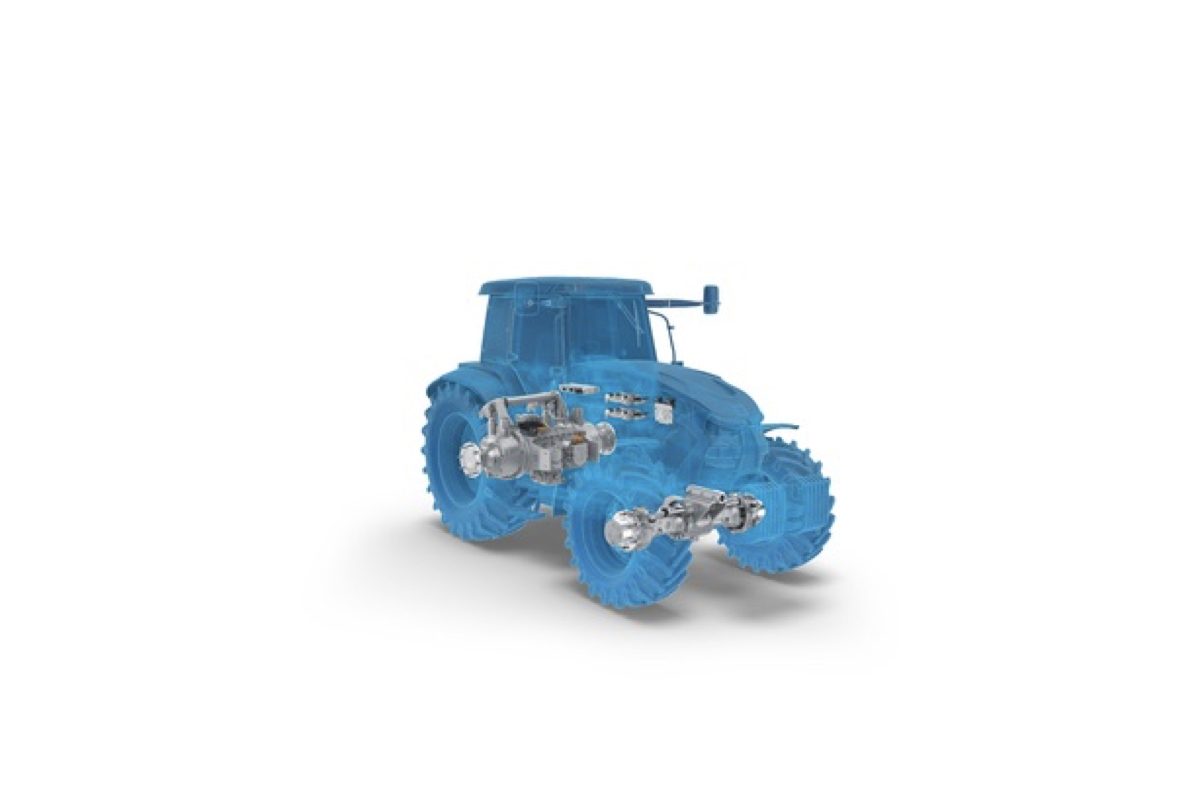 Il sistema TerraDrive elettrico di ZF rivoluziona il layout dei trattori elettrici