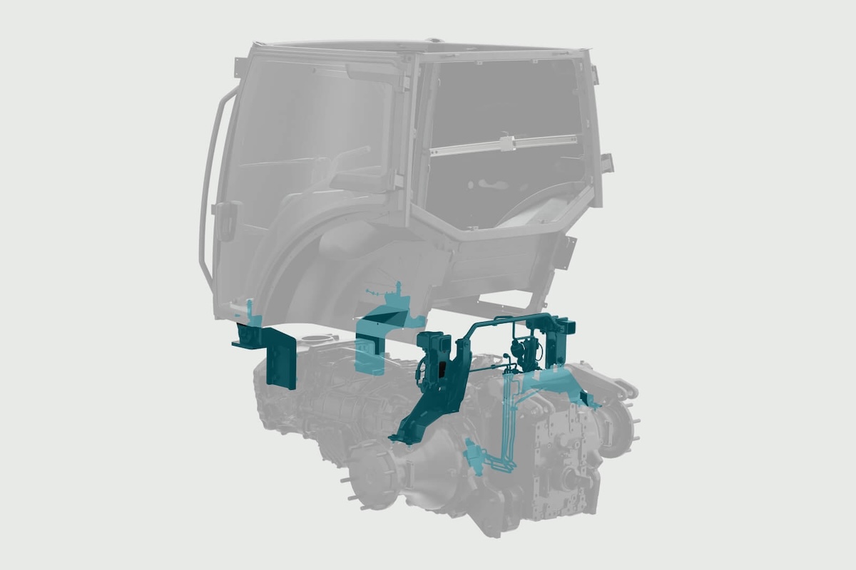 Landini Cab Suspension è la sospensione elettroidraulica semi-attiva della Smart Cab, con 3 differenti livelli di comfort