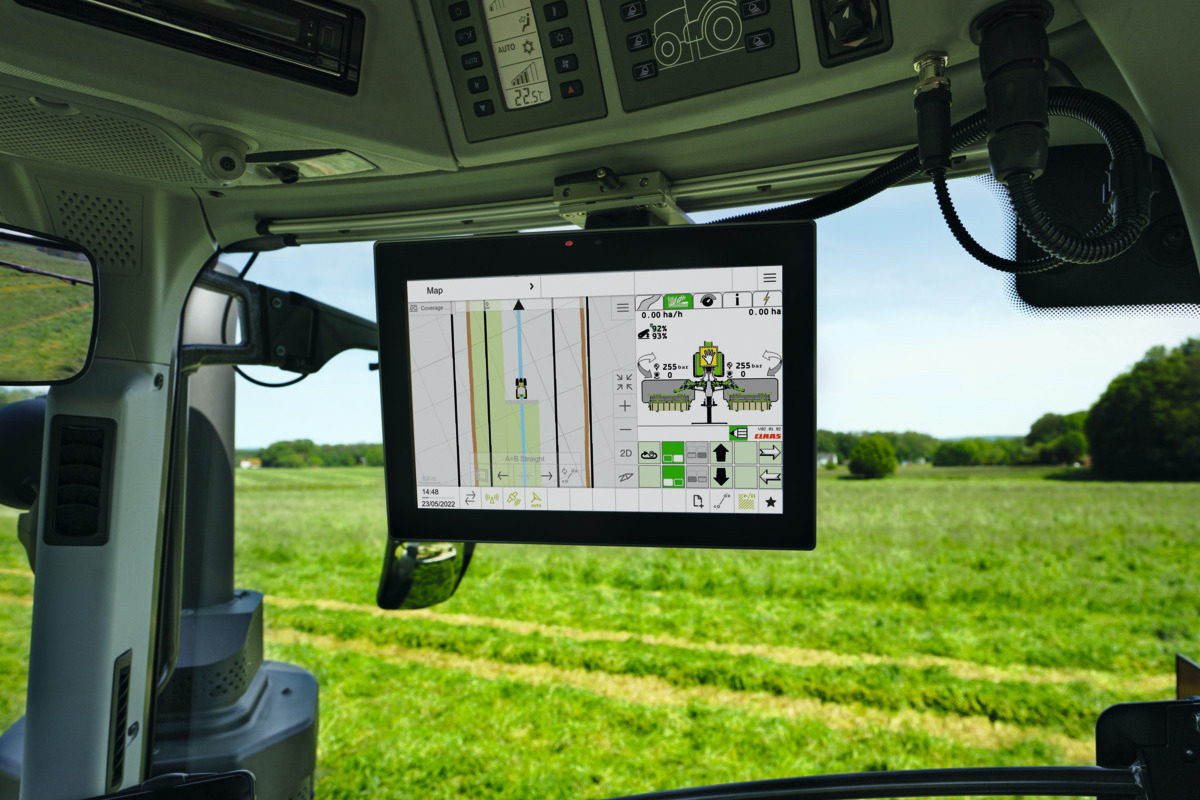 Nuovo terminale Claas Cemis 1200 per la guida automatica e l‘agricoltura di precisione