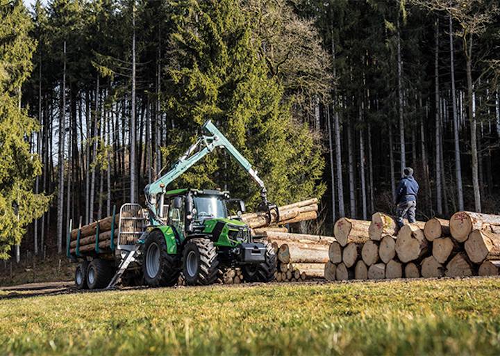 Deutz-Fahr 6135C TTV ideale anche per le operazioni forestali