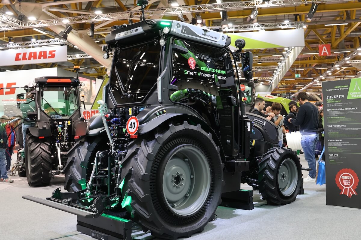 La tecnologia dello Smart Vineyard Tractor si integra per ora nei trattori Deutz-Fahr Serie 5 DF/DS/DV TTV