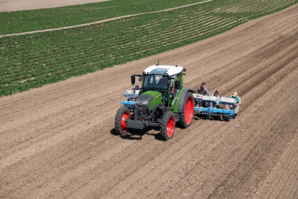 Nuovo trattore elettrico standard Fendt e107 Vario presto in mostra ad Eima 2024