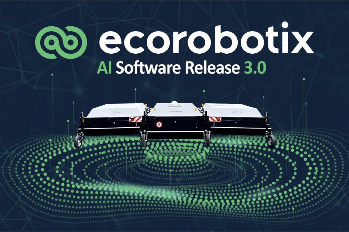 La versione 3.0 del software AI plant by plant di Ecorobotix consente una precisa ottimizzazione dei trattamenti fitosanitari