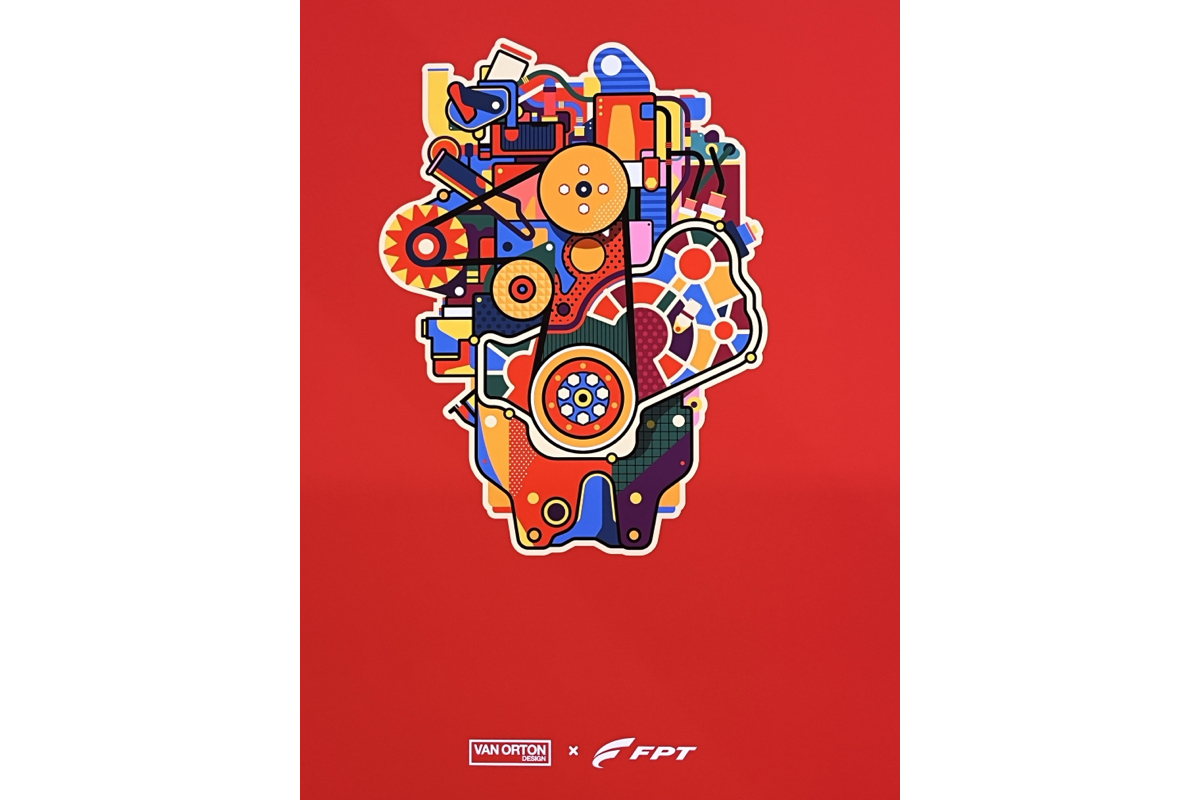 I motori di FPT Industrial ritratti dai designer Van Orton in occasione di Agritechnica 2025