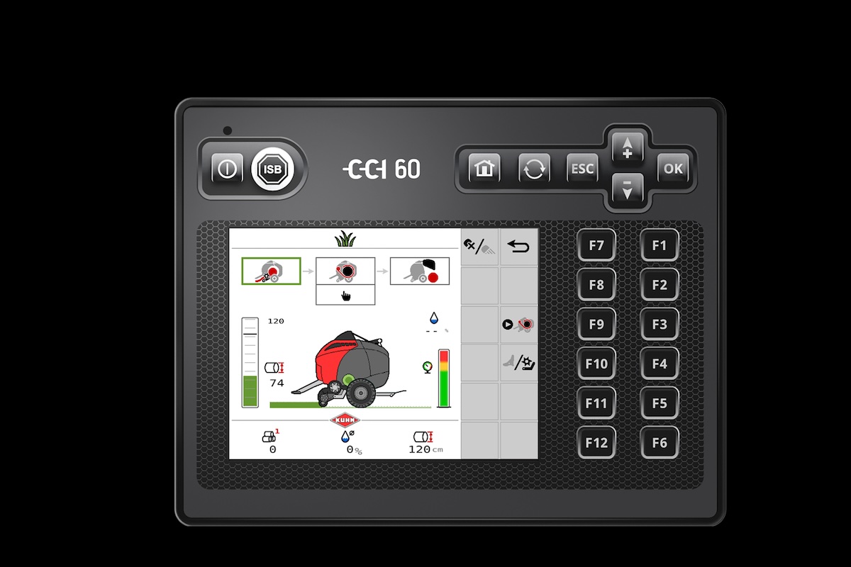 Nuovo terminale Isobus CCI 60, utilizzabile con gli attrezzi più semplici di KUHN