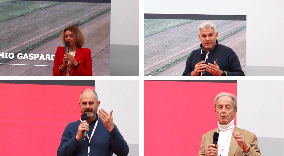 Da sinistra a destra e dall'alto in basso, Silvia Garavaglia di Coldiretti, Alberto Lasagna di Confagricoltura, Marco Sitta di Cai Agromec e Aproniano Tassinari di Uncai