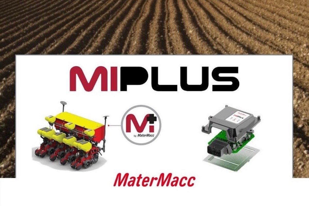 MaterMacc MiPlus permette il controllo dei parametri delle seminatrici senza l'uso di cablaggi