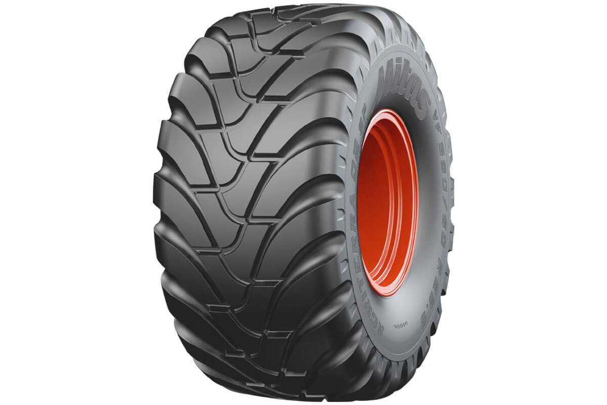 Il pneumatico VF, Agriterra 02 SP, offre una capacità di carico superiore e una ridotta compattazione del suolo