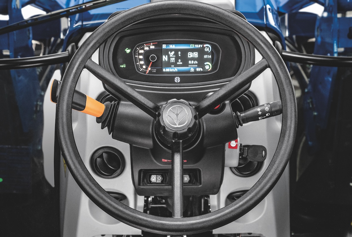Quadro strumenti digitale a bordo dei New Holland T5 Powershuttle
