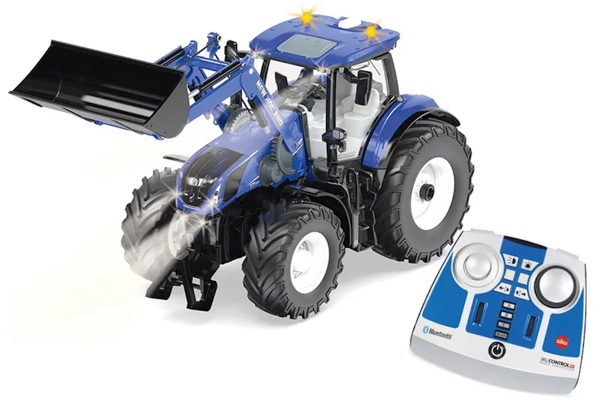 Siku offre il modellino telecomandato del trattore New Holland T7.315 con caricatore frontale