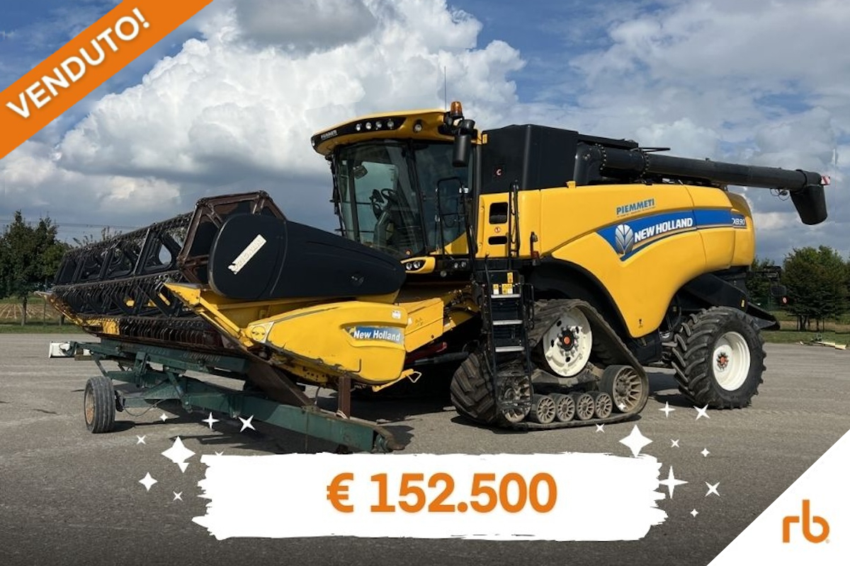 Mietitrebbia a 6 scuotipaglia New Holland CX8.90 del 2019 venduta all'ultima asta di Ritchie Bros