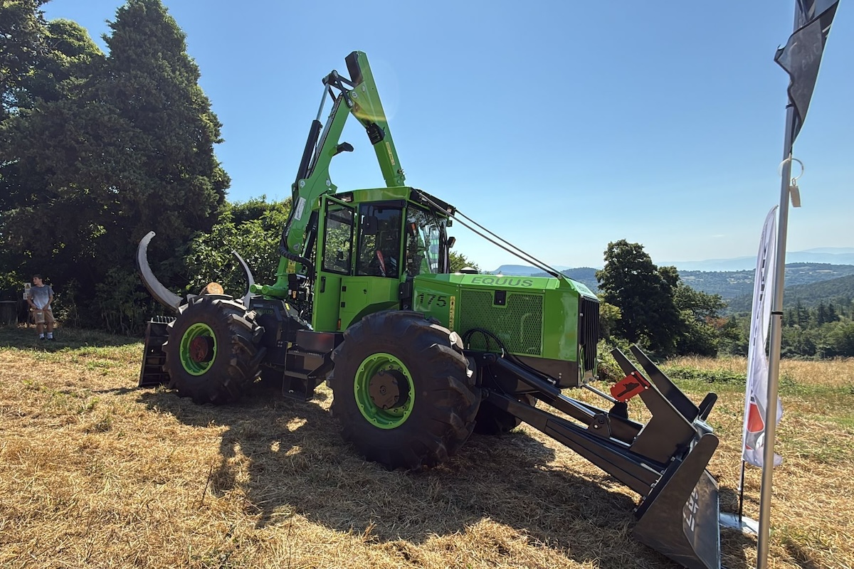 Skidder per il trasporto di tronchi tra i protagonisti delle dimostrazioni live di FUTA Expo 2025