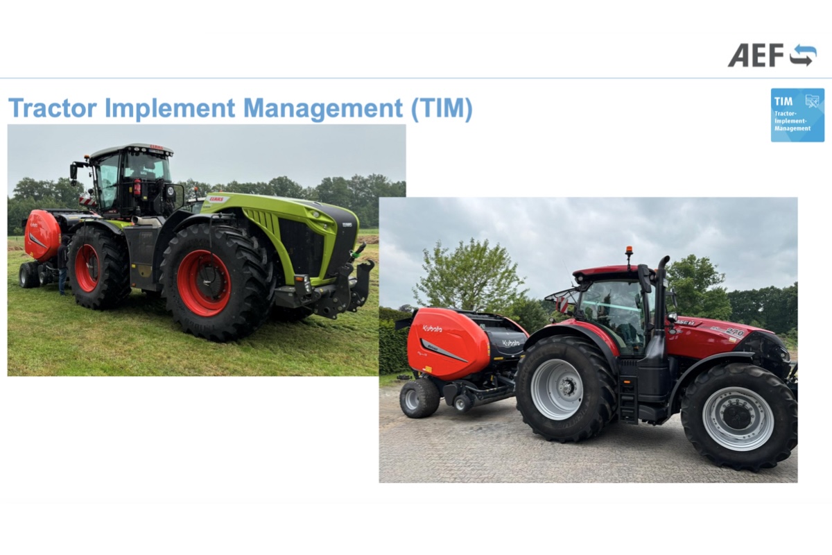 Esempi di cantieri formati da trattrici e rotopresse TIM certificate dal'Aef