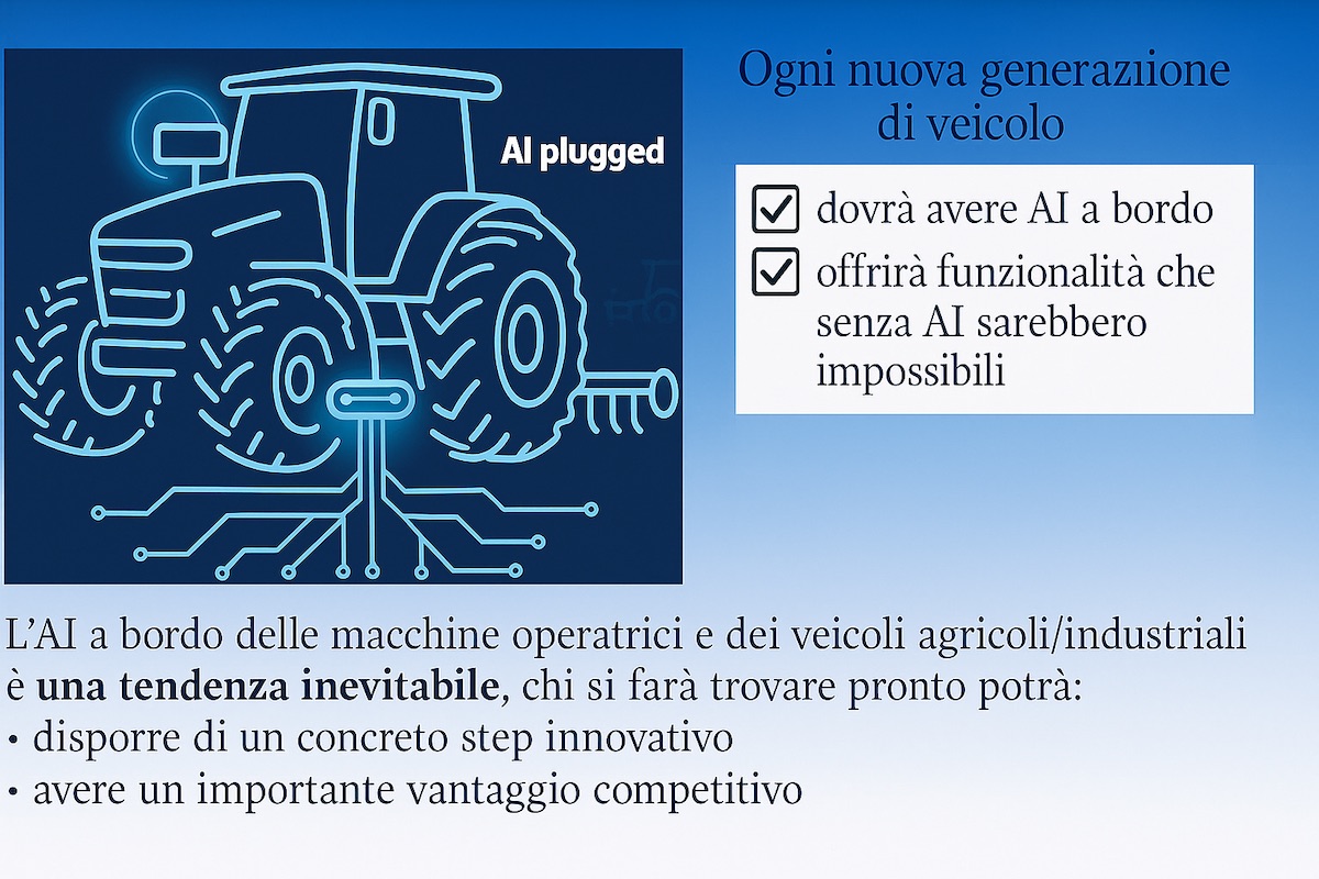 L'intelligenza artificiale a bordo dei mezzi agricoli offre funzionalità fino a poco fa considerate impossibili