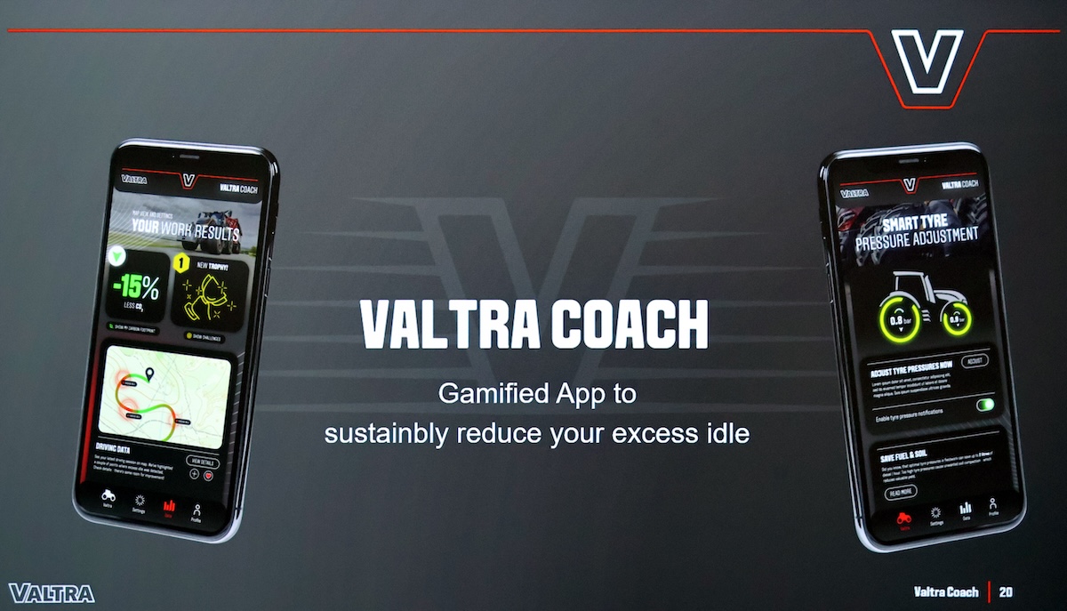 Valtra Coach fornisce ai conducenti informazioni immediate e reali basate sulla loro guida